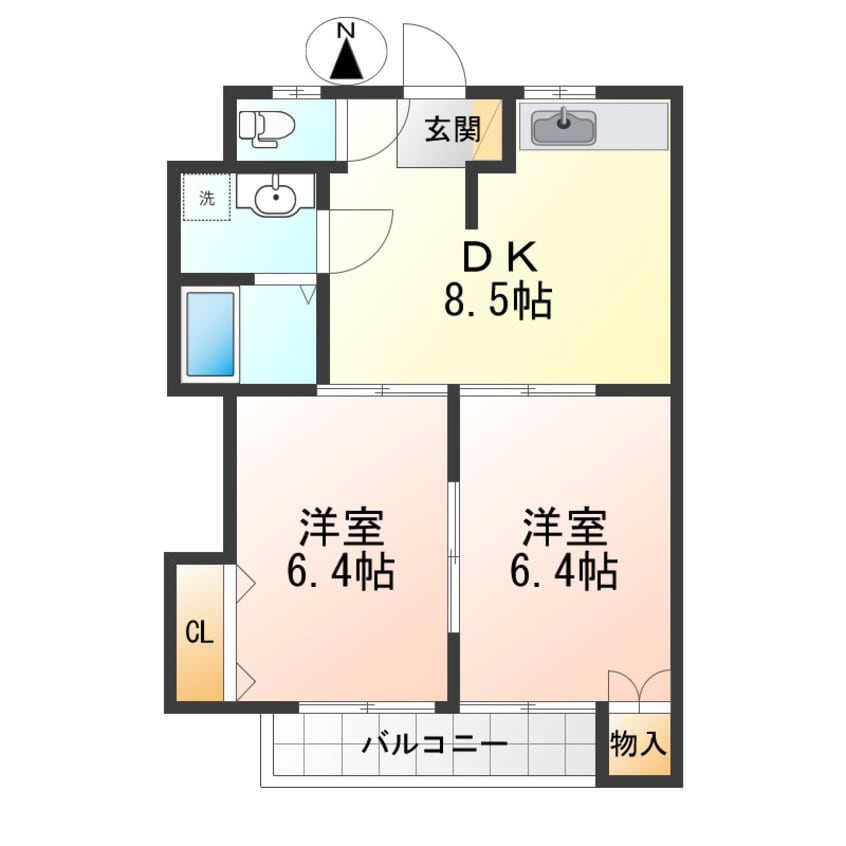 間取図 レジデンスアリーイコ