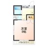 コーポ長橋 1Kの間取り