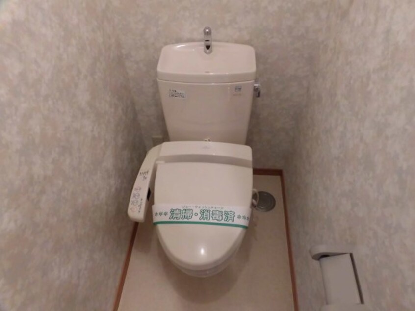 ゆったりとした空間のトイレです カリオン