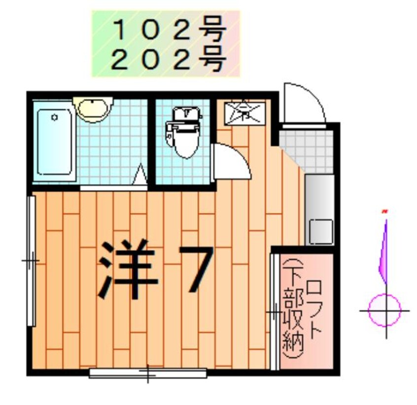 間取図 アローエイト