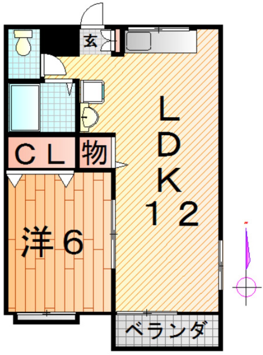 間取図 レジデンスサロード