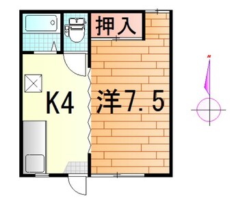 間取図 アミューズ71