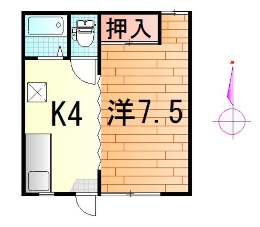 間取図 アミューズ71