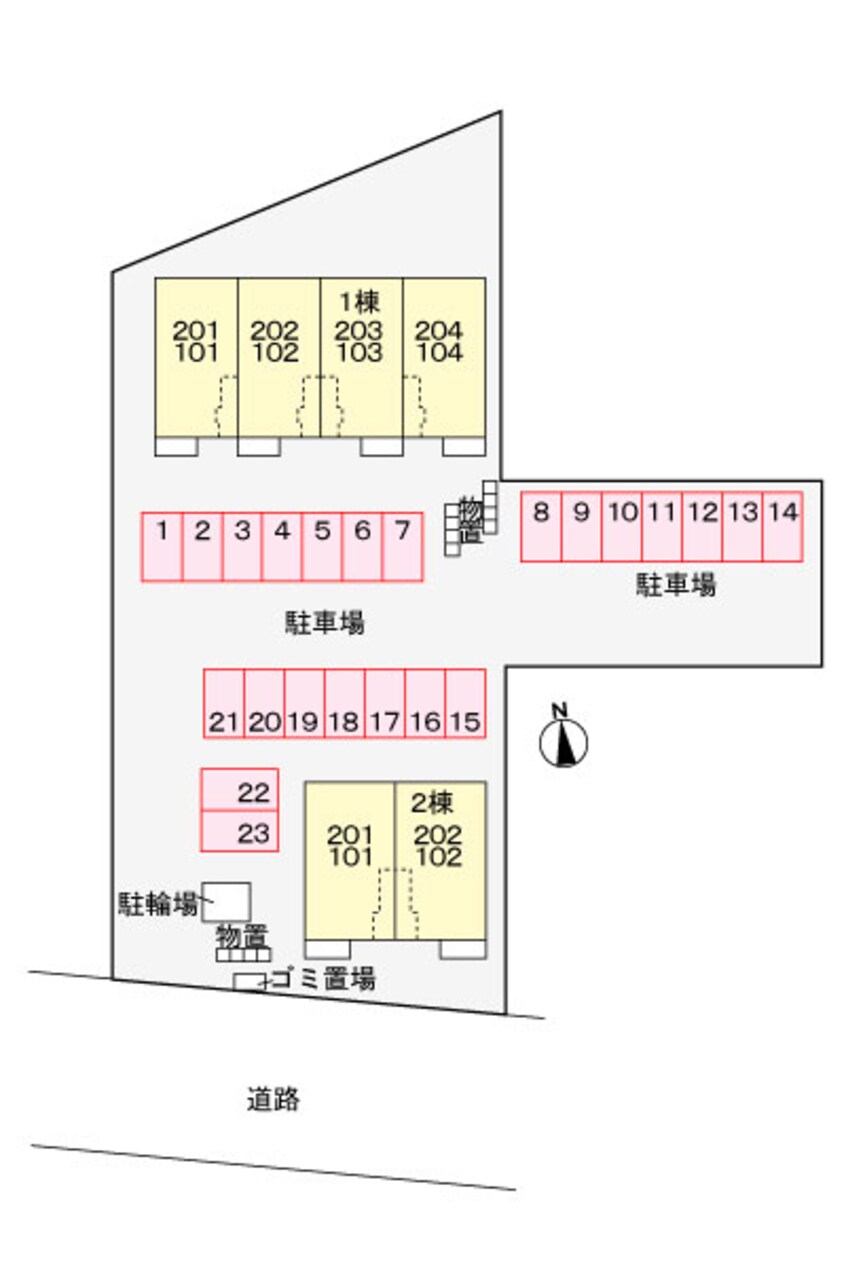 駐車場 奥羽本線・山形線/さくらんぼ東根駅 徒歩32分 1階 築7年