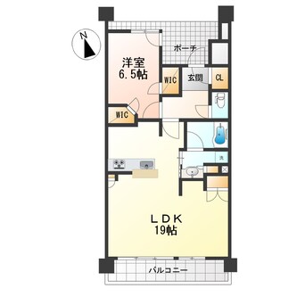 間取図 シティタワー山形七日町