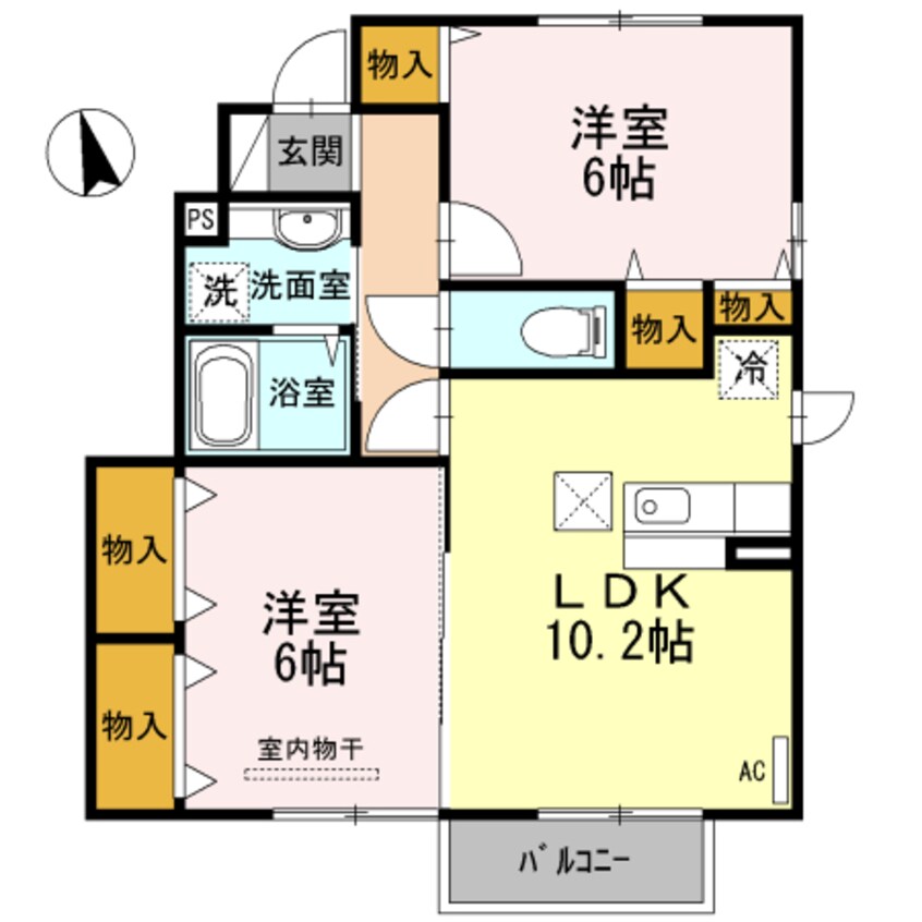 間取図 リール・ロージェ Ｃ