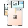 フォーブル十日町 1Rの間取り