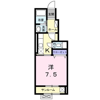 間取図 プラシードⅡ