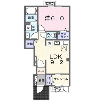 間取図 奥羽本線・山形線/神町駅 徒歩42分 1階 1年未満