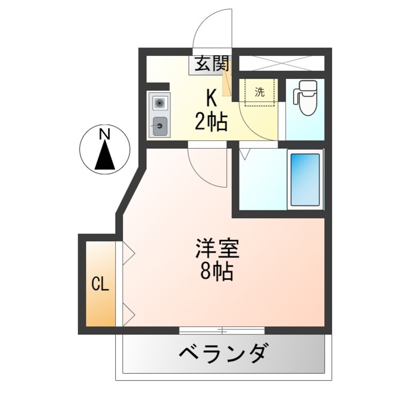 間取図 ローザス秋月