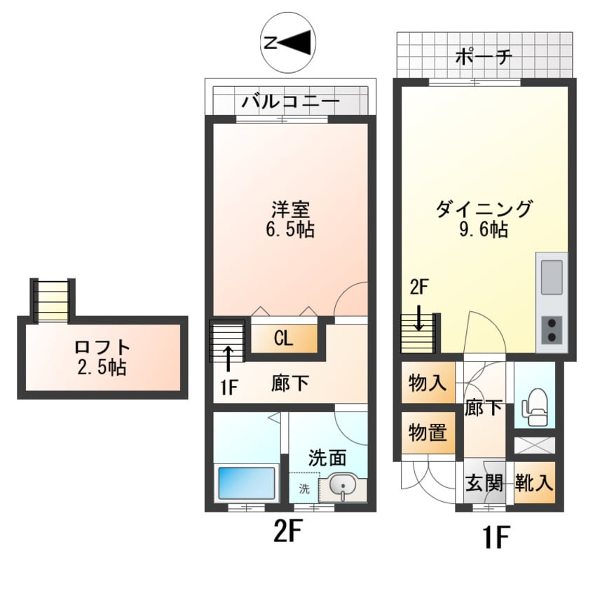 間取図 ヴェルデ・ココ