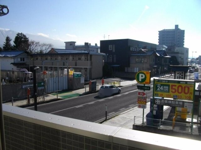 ベランダからの街並み 美麗・十日町