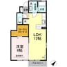 レーブ ルミエール 1LDKの間取り