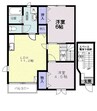ハピネスヴィレッヂＢ 2LDKの間取り
