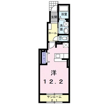 間取図 エムズ　プロムナード