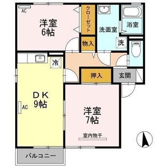 間取図 ベルジュシンメイ