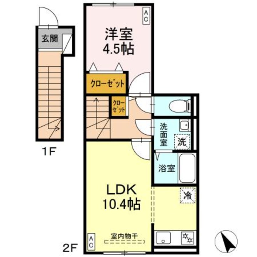 間取図 ムーンライトテラス