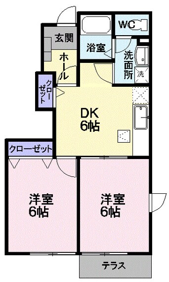 間取図 ジェントリー下条Ａ棟