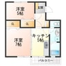 コーポ桜井 2Kの間取り