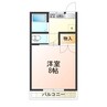 コーポ長橋 1Kの間取り