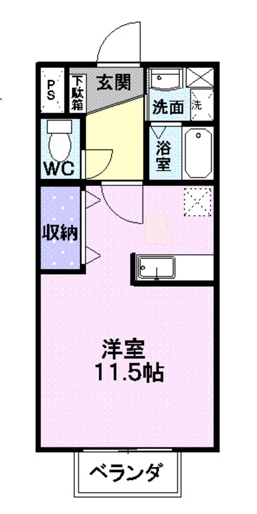 間取図 ペアフィールド