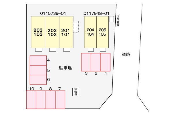 駐車場 ペアフィールド