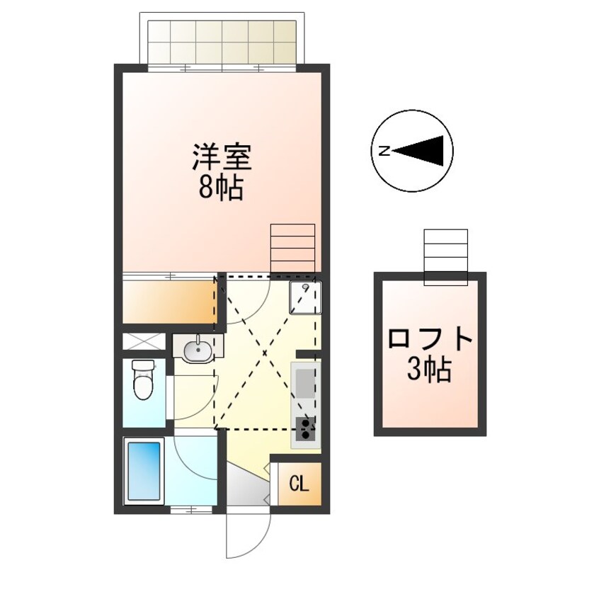 間取図 カーサヒューマンＡ