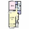 グリーン　シップ　西根 1LDKの間取り