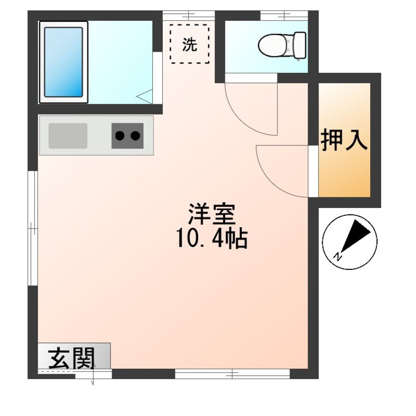 間取図 コーポ工藤