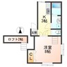 ダイヤ14鈴川 1Kの間取り