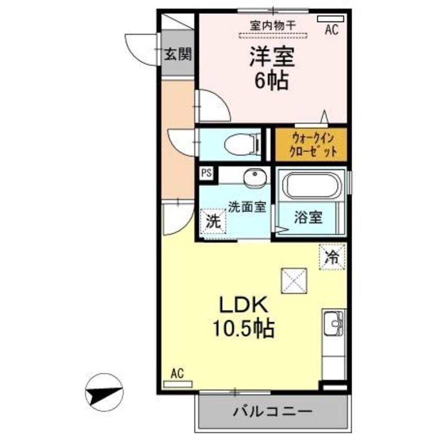 間取図 クレストシエル