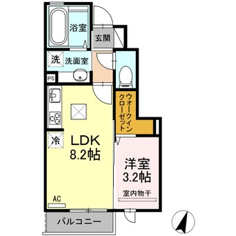 間取図 アンソレイエⅡ