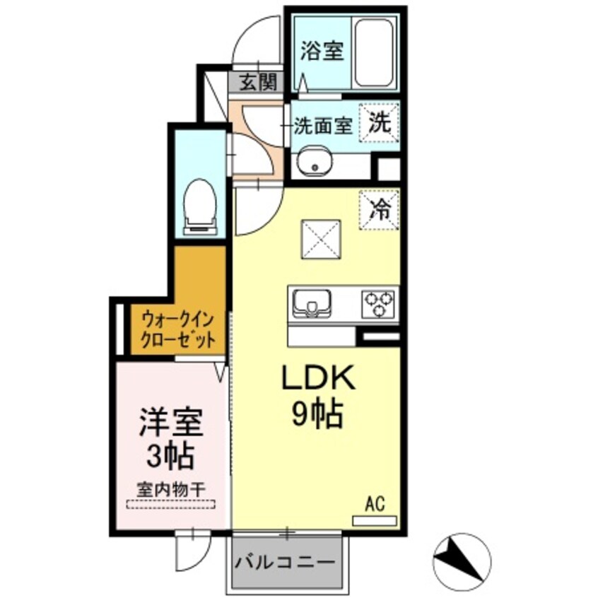 間取図 カーサ・ラッフィナートⅡ