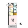 クラヴィーア山形 1Kの間取り