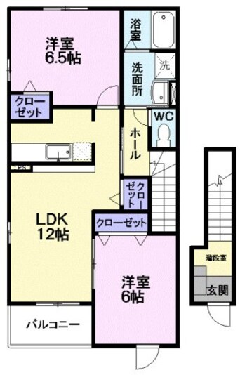 間取図 パルテール　ヒルズ