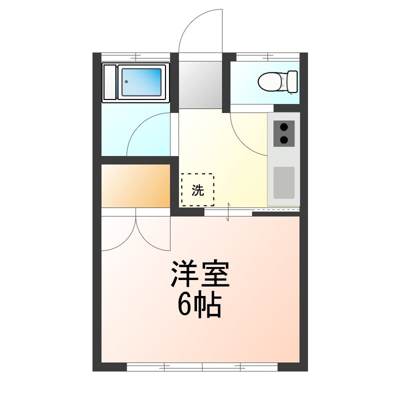 間取り図 コーポ柴田