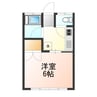 コーポ柴田 1Kの間取り