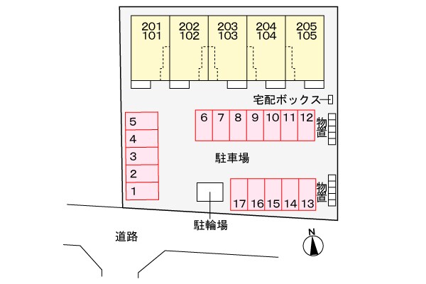 駐車場 メゾンシュエットⅡ