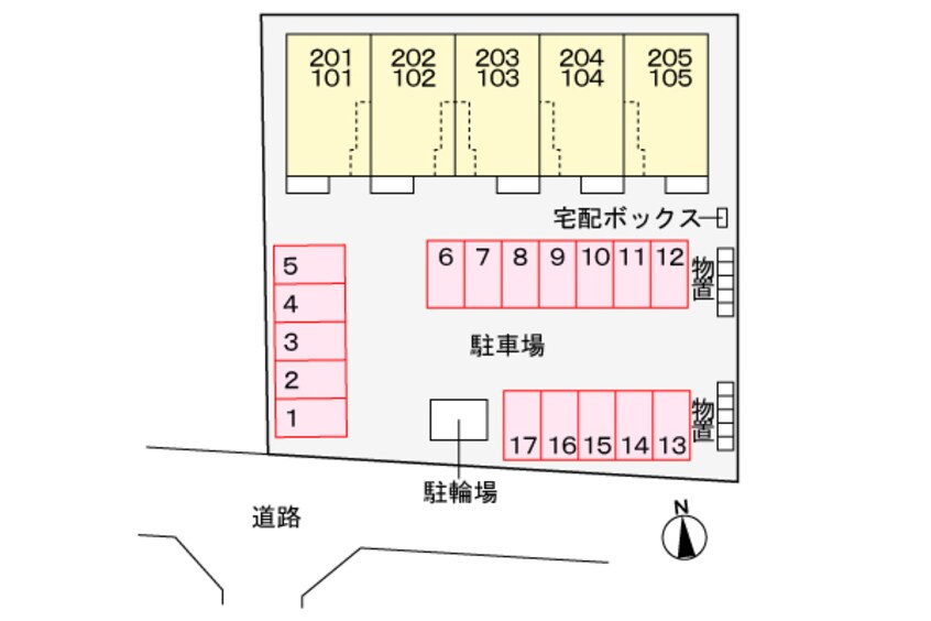 駐車場 メゾンシュエットⅡ