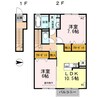 イーグルネスト Ｂ 2LDKの間取り