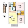 グラン・プラース Ｃ 2LDKの間取り