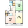 柏木マンション 2DKの間取り