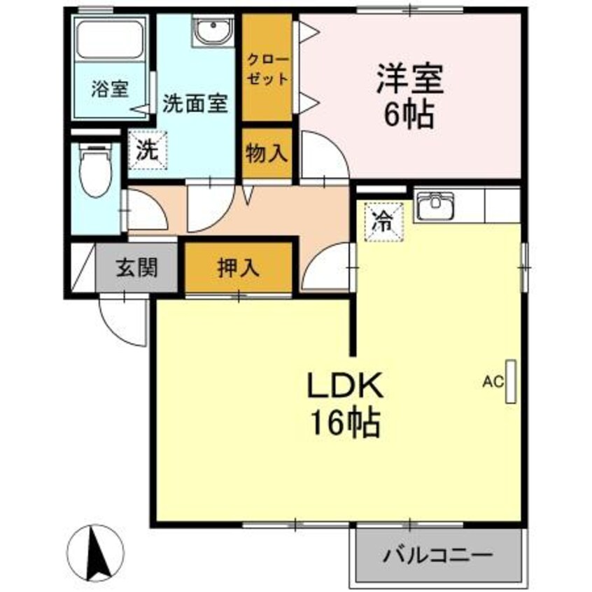 間取図 ベルジュシンメイ