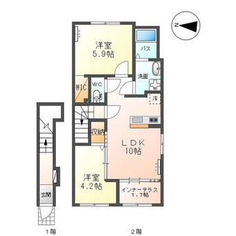 間取図 ＣＯＮＳＯＬＡＲ（コンソラール）