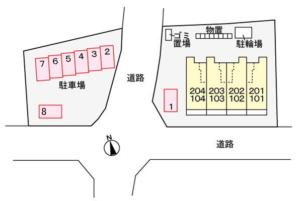 駐車場 奥羽本線・山形線/神町駅 徒歩10分 2階 築4年