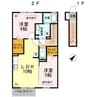 セジュール島西 2LDKの間取り