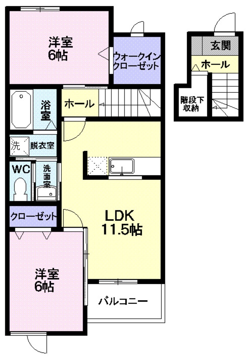 間取図 カトルセゾン　Ⅰ