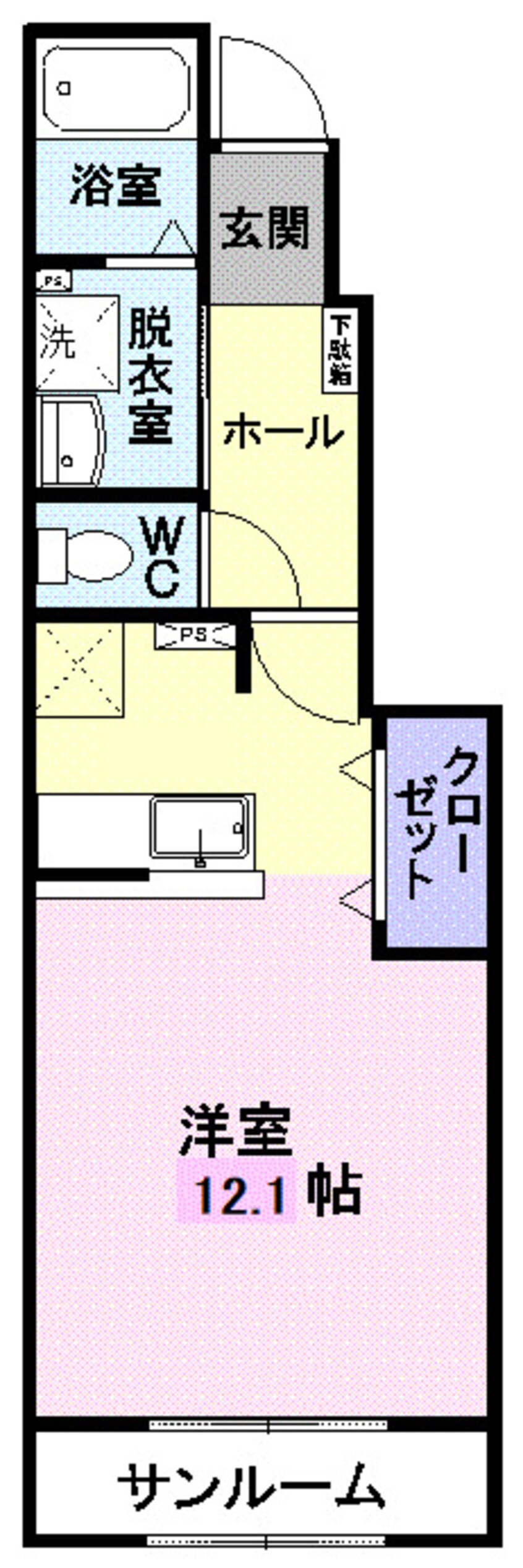 間取図 リズブラン　ノール