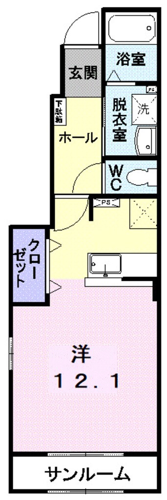 間取図 メゾン早坂１番館