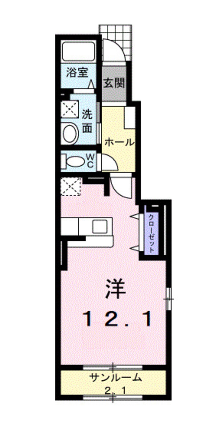 間取図 サン・メーラⅠ